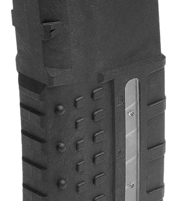 Leapers RBTDM25   25rd Windowed 308 Win Black Polymer/Steel