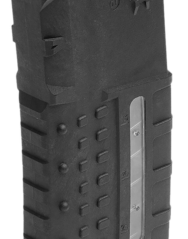 Leapers RBTDM25   25rd Windowed 308 Win Black Polymer/Steel