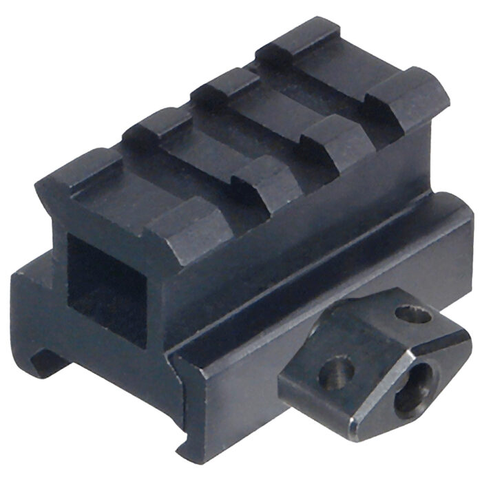 Leapers MNTRS08S3 Picatinny Riser  Matte Black Anodized Aluminum Picatinny/Weaver Mount