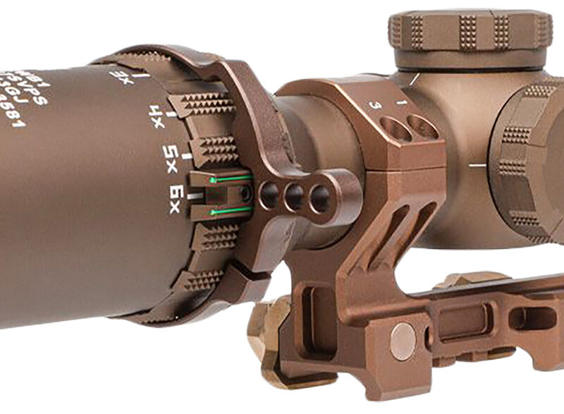 Sig Sauer Electro-Optics SOT61SVPS Tango6T SVPS Kit Flat Dark Earth 1-6x24mm, 30mm Tube Illuminated Hellfire FL-6 Reticle
