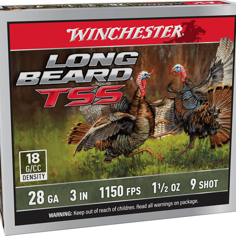 Winchester Ammo LBTSS2839 Long Beard TSS  28Gauge 3" 1 5/8oz Tungsten 9Shot 5 Per Box/10 Case