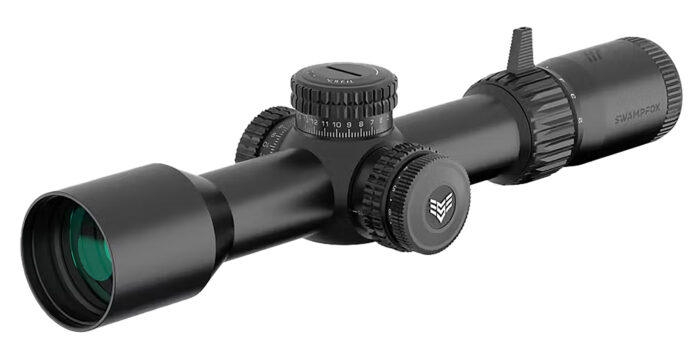 Swampfox Optics TWK52556-3L Warhawk  Black 5-25x56mm 34mm Tube Sharpshooter MIL Reticle