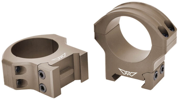 Warne 8514TM HyperLite  Dark Earth Cerakote Dark Earth Cerakote 30mm Tube Picatinny/Weaver/Maxima Fits Tikka