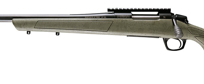 CVA CR3999GLH Cascade XT 7mm PRC 2+1 24" Graphite Black Cerakote Fluted Threaded Barrel, Graphite Black Cerakote Picatinny Rail, Fixed OD Green w/Black Webbing Synthetic Stock, Left Hand