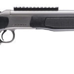 CVA CR4444S Scout Takedown 44 Mag 1rd 20" Stainless Fluted Threaded Barrel, Stainless Steel Receiver w/Picatinny Rail, Adj Comb & LOP Black Synthetic Stock 1 178955
