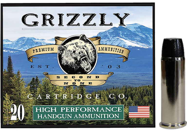 Grizzly Ammo GC44M9   44Mag 260gr Wide Flat Nose Gas Check 20 Per Box/10 Case