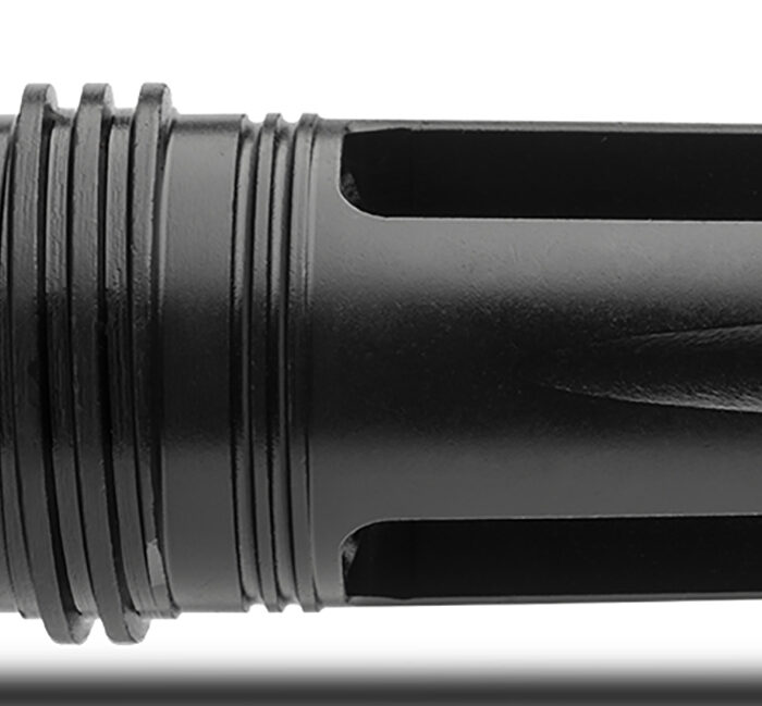 ADVANCED ARMAMENT COMPANY 64242 Flash Hider 90T SR SCARmor Steel 1/2"x28 Threads 5.56