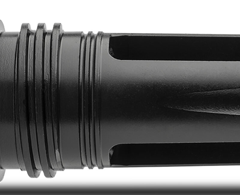ADVANCED ARMAMENT COMPANY 64242 Flash Hider 90T SR SCARmor Steel 1/2"x28 Threads 5.56