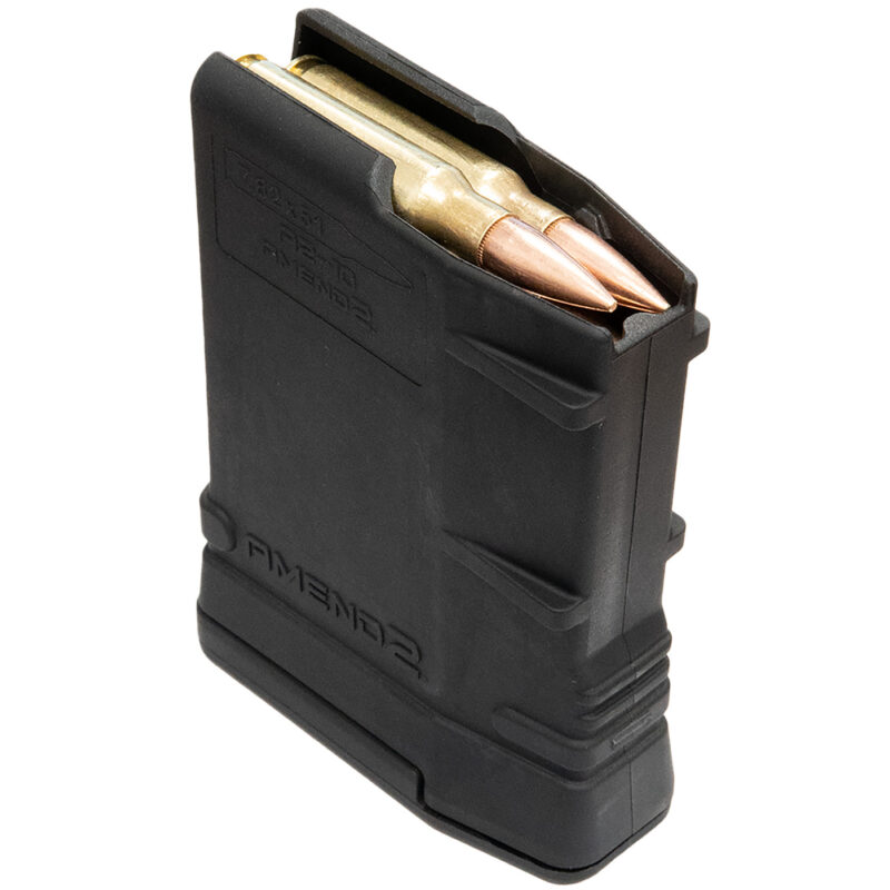 Amend2 762MOD2BLK10 MOD-2  10+1 7.62x51 Fits AR-10 Black Polymer