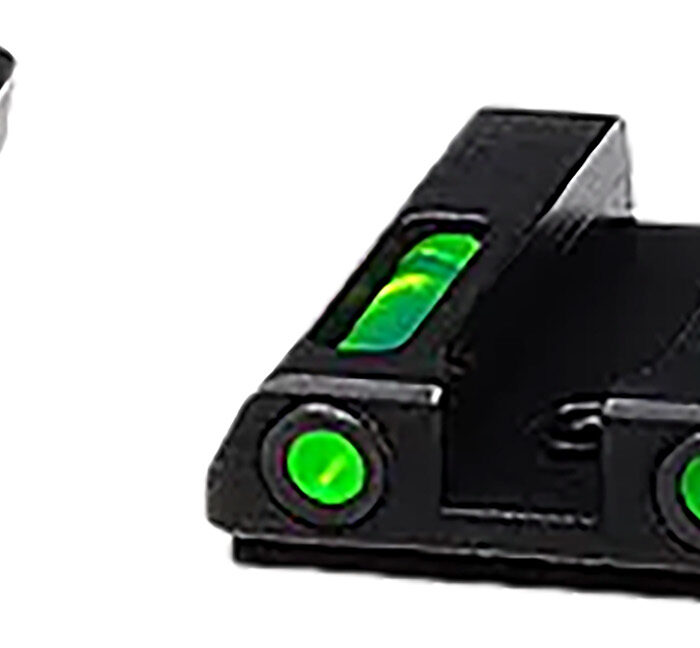 HiViz GLN421 LiteWave H3  Green Tritium/Fiber Optic Tritium Front Orange Fits Glock 42/43/43X/48