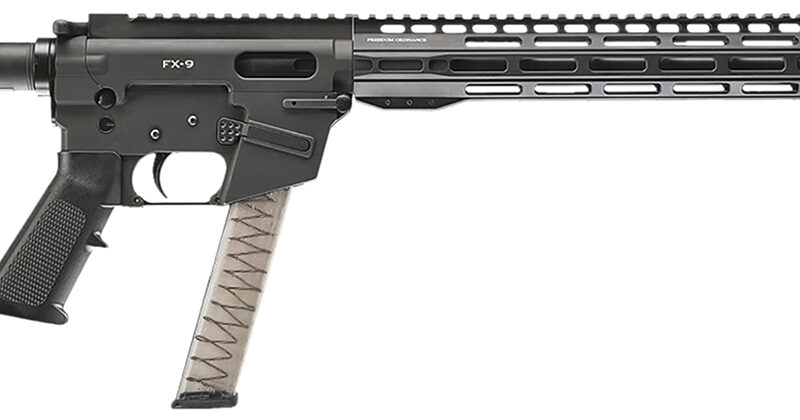 FREEDOM ORDNANCE FX9R16 FX9R  9mm Luger 16" Black Nitride Barrel, Black Anodized Receiver, M-LOK Handguard, Black B5 Grip