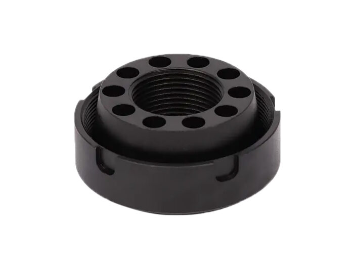 SilencerCo AC4745 Charlie Direct Thread Mount Fits M13x0.75 Stainless Steel Oxide Black