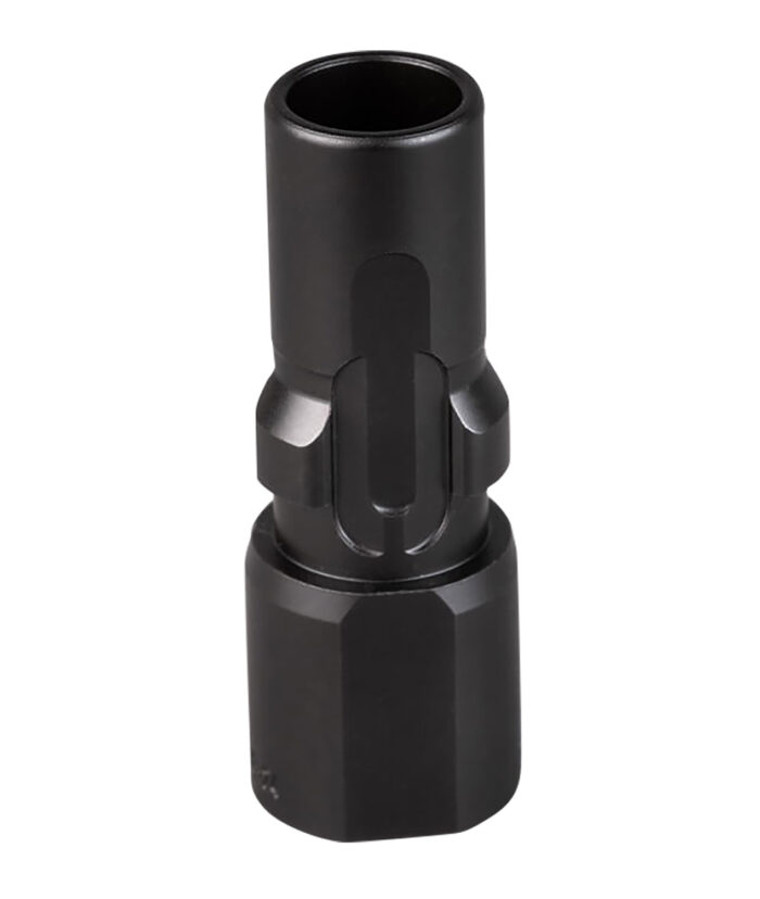 SilencerCo AC2608 3-Lug Muzzle Device M13.5x1LH Threads 45 ACP