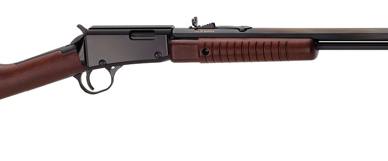 Henry H003TM Pump  22 WMR Caliber with 12+1 Capacity, 20.50" Octagon Barrel, Black Metal Finish & American Walnut Stock Right Hand (Full Size)