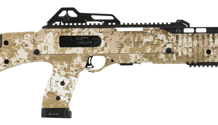 Hi-Point 4095TSDD 4095TS Carbine 40 S&W Caliber with 17.50" Barrel, 10+1 Capacity, Desert Digital Camo Metal Finish, Desert Digital Camo Fixed Skeletonized Stock & Grip Right Hand