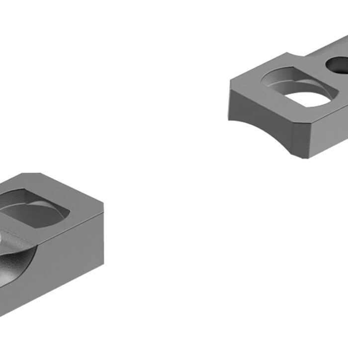 Leupold 60760 Dual Dovetail Base Set Matte Black Kimber 8400