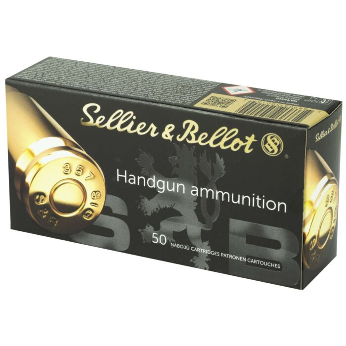 SELL & BELLOT 357 SIG 140G FMJ 50RD BOX 20 BOXES PER CASE - Image 2