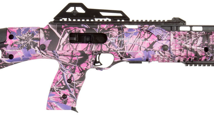 Hi-Point 3895TSPI 3895TS Carbine 380 ACP 10+1 16.50" Threaded Barrel, Country Girl Metal Finish, Country Girl Camo Fixed All Weather Skeletonized Stock & Polymer Grip
