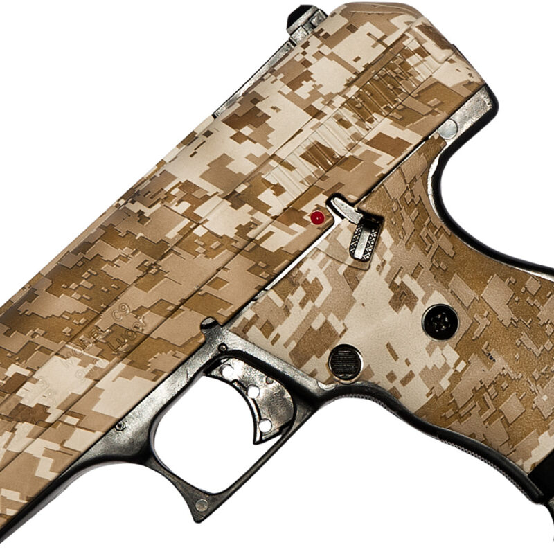 Hi-Point 916DD C9  9mm Luger 8+1, 3.50" Black Steel Barrel, Hydro-Dipped Digital Desert Camo Serrated Steel Slide, Hydro-Dipped Digital Desert Camo Polymer Frame & Grip
