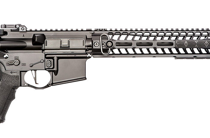 Spikes PHUR5435M3R Pipe Hitter  223 Rem,5.56x45mm NATO 16" No Magazine Black Hard Coat Anodized 6 Position MFT BMS Minimalist Stock