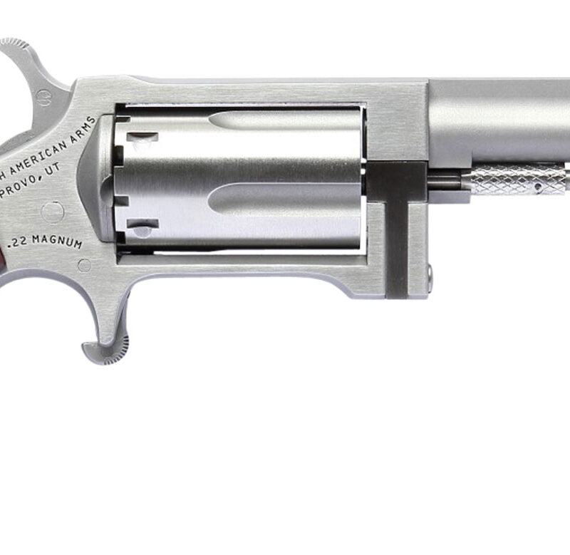 North American Arms SW250 Sidewinder  22 WMR 5rd 2.50" Barrel, Overall Stainless Steel Finish & Rosewood Birdshead Grip