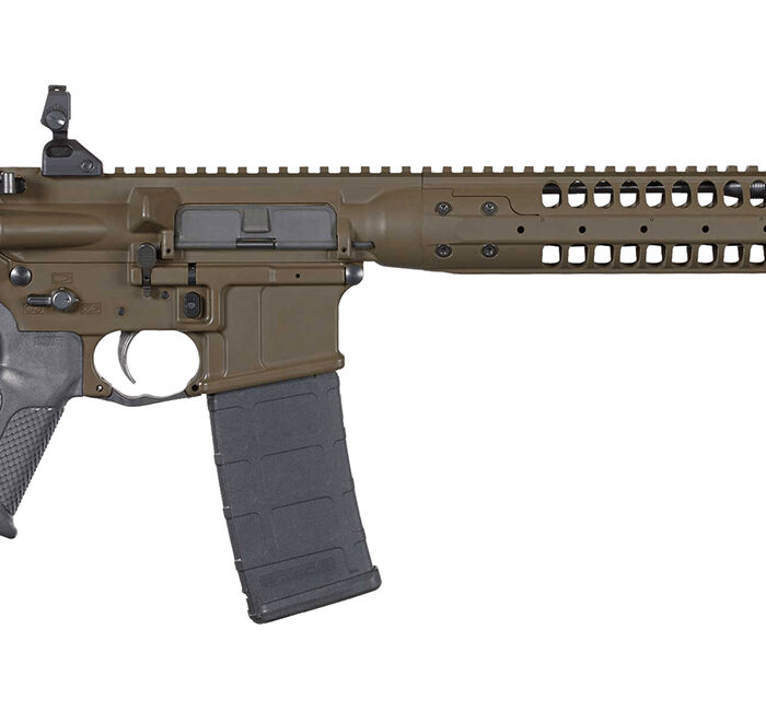 LWRC ICR5PBC14PSP Individual Carbine SPR 5.56x45mm NATO 14.70" 30+1 Patriot Brown, Black Adjustable Stock, Magpul MOE+ Grip