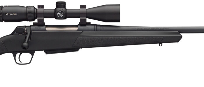 Winchester Guns 535705218 XPR Scope Combo 7mm-08 Rem 3+1 22" Matte Black Synthetic Stock Matte Blued Right Hand Vortex Crossfire II 3-9x40mm