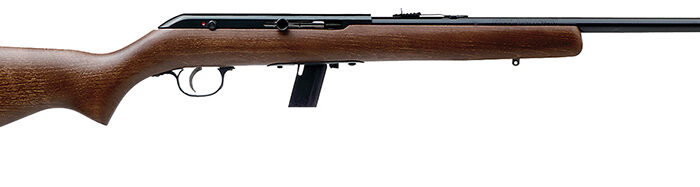 Savage Arms 30000 64 G Full Size 22 LR 10+1 21" Matte Black Sporter Barrel, Matte Black Grooved Carbon Steel Receiver, Satin Hardwood Fixed Stock, Right Hand
