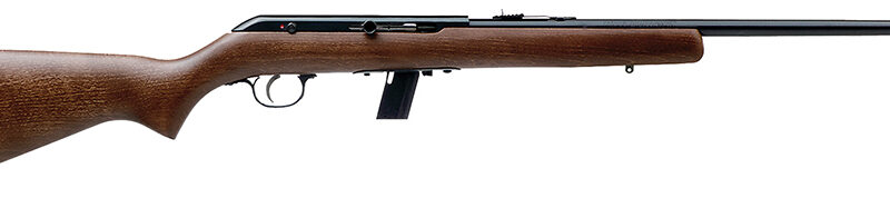 Savage Arms 30000 64 G Full Size 22 LR 10+1 21" Matte Black Sporter Barrel, Matte Black Grooved Carbon Steel Receiver, Satin Hardwood Fixed Stock, Right Hand