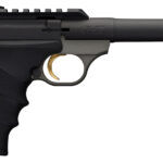 Browning 051530490 Buck Mark Plus Practical 22 LR 10+1 5.50" Tapered Bull Barrel, Matte Black Optic Ready/Serrated Steel Slide, Matte Gray Aluminum Frame, Black Ultragrip RX Grips 2 23071