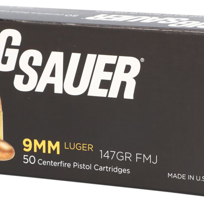 Sig Sauer E9MMB350 Elite Ball  9mmLuger 147gr Full Metal Jacket 50 Per Box/20 Case