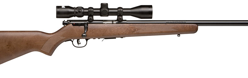 Savage Arms 96222 93R17 GVXP Full Size 17 HMR 5+1 21" Matte Blued Carbon Steel Barrel, Matte Blued Steel Receiver, Satin Hardwood Wood Stock, Factory Mounted & Boresighted 3-9x40mm Scope, Right Hand