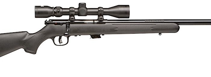 Savage Arms 29200 Mark II FVXP Full Size 22 LR 5+1 21" Matte Blued Button-Rifled Barrel, Drilled & Tapped Matte Blued Steel Receiver, Matte Black Fixed Synthetic Stock, 3-9x40mm Duplex Scope