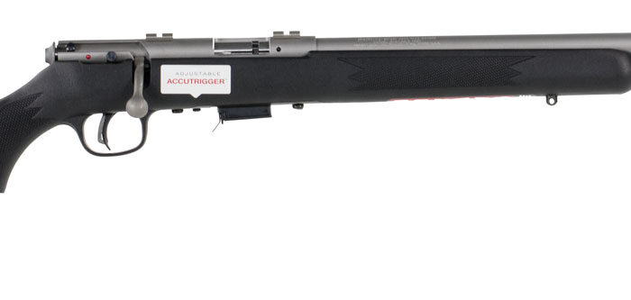 Savage Arms 94700 93 FVSS Full Size 22 WMR 5+1 21" Matte Heavy Barrel, Matte Drilled & Tapped Stainless Steel Receiver, Matte Black Fixed Synthetic Stock, Right Hand