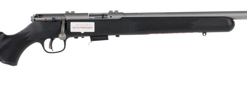 Savage Arms 94700 93 FVSS Full Size 22 WMR 5+1 21" Matte Heavy Barrel, Matte Drilled & Tapped Stainless Steel Receiver, Matte Black Fixed Synthetic Stock, Right Hand