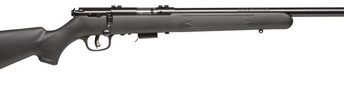 Savage Arms 96700 93R17 FV 17 HMR Caliber with 5+1 Capacity, 21" Heavy Barrel, Matte Blued Metal Finish, Matte Black Synthetic Stock & AccuTrigger Right Hand (Full Size)