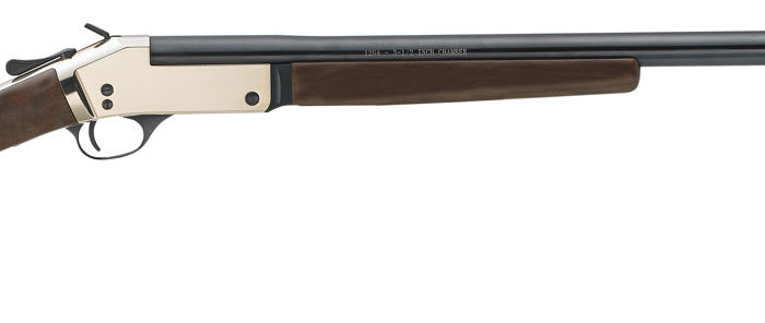 Henry H015B410 Single Shot  410 Gauge with 26" Blued Barrel, 3" Chamber, 1rd Capacity, Polished Brass Metal Finish & American Walnut Stock Right Hand (Full Size)