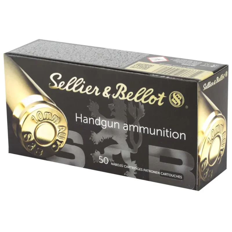 SELLIER & BELLOT 10MM FMJ 180GR 50RD BOX 20 BOXES PER CASE - Image 2