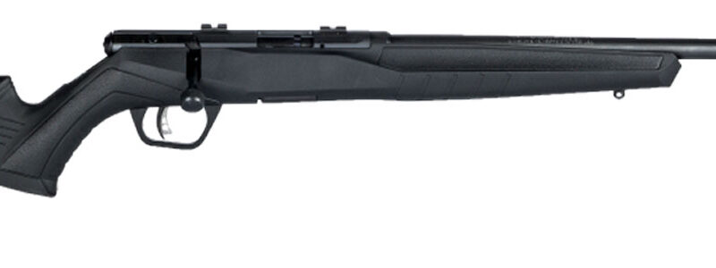 Savage Arms 70800 B Series F Full Size 17 HMR 10+1 21" Matte Black Button Rifled Barrel, Matte Black Drilled & Tapped Carbon Steel Receiver, Matte Black Fixed Synthetic Stock, Right Hand