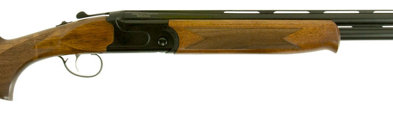 Stevens 22156 555 Compact 410 Gauge 3" 2rd 24" Black Semi-Gloss Oiled Over/Under Vent Rib Barrel, Turkish Walnut Stock Ambidextrous Hand