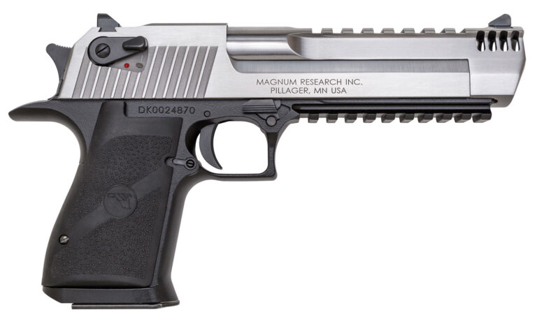 Magnum Research DE357ASIMB Desert Eagle Mark XIX L6 357 Mag 6" 9+1 Black Hardcoat Anodized Aluminum Frame Stainless Steel Slide Black Polymer Grip