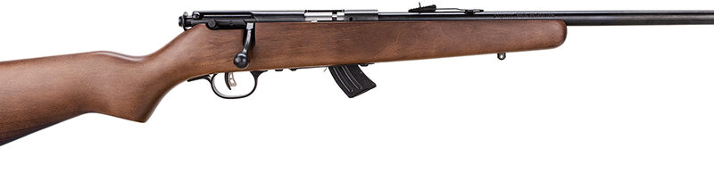 Savage Arms 60703 Mark II G Youth 22 LR 10+1 19" Matte Black Button Rifled Barrel, Matte Black Drilled & Tapped Carbon Steel Receiver, Satin Brown Fixed Wood Stock, Right Hand