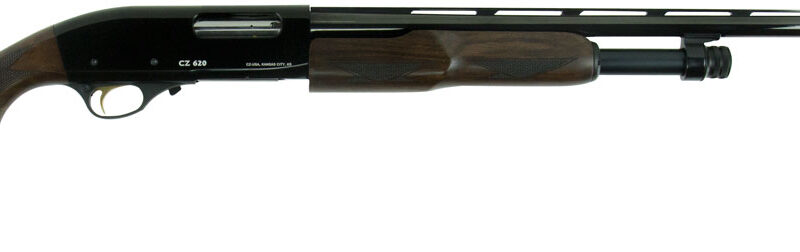 CZ-USA 06574 CZ 620 Field Select Pump 20 Gauge 28" 4+1 3" Gloss Blued Rec/Barrel Turkish Walnut Fixed Pistol Grip Stock Right Hand (Full Size) Includes 5 Chokes