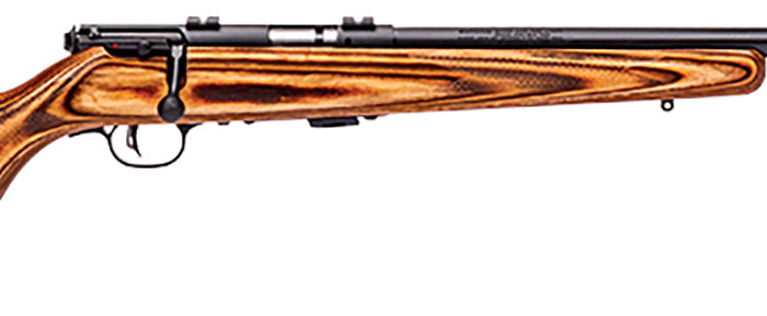 Savage Arms 25700 Mark II BV Full Size 22 LR 5+1 21" Matte Black Heavy Button Rifled Barrel, Matte Black Drilled & Tapped Carbon Steel Receiver, Satin Brown Fixed Laminate Stock, Right Hand