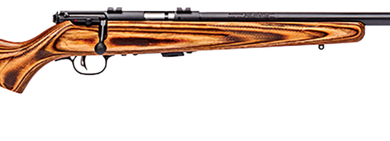 Savage Arms 25700 Mark II BV Full Size 22 LR 5+1 21" Matte Black Heavy Button Rifled Barrel, Matte Black Drilled & Tapped Carbon Steel Receiver, Satin Brown Fixed Laminate Stock, Right Hand