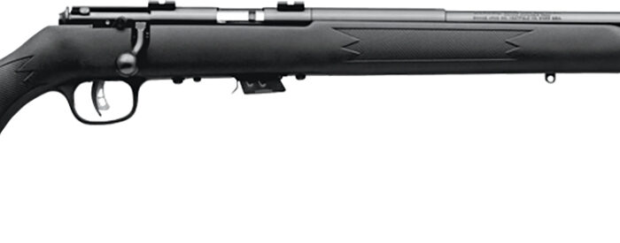 Savage Arms 26724 Mark II FV Full Size 17 HM2 5+1 21" Black Satin Heavy Button Rifled Barrel, Satin Black Drilled & Tapped Carbon Steel Receiver, Matte Black Fixed Synthetic Stock, Right Hand