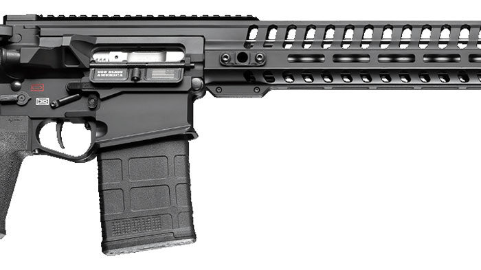 Patriot Ordnance Factory 01235 Revolution Gen4 7.62x51mm NATO 20+1 16.50" Nitride Treated Match Grade Barrel, Black Anodized Gen 4 Lower Receiver, Mission First Tactical Furniture, Ambidextrous
