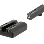 TruGlo TG13TA2A TFX Black | Green Tritium & Fiber Optic White Outline Front Sight Green Tritium & Fiber Optic Rear Sight 2 25428