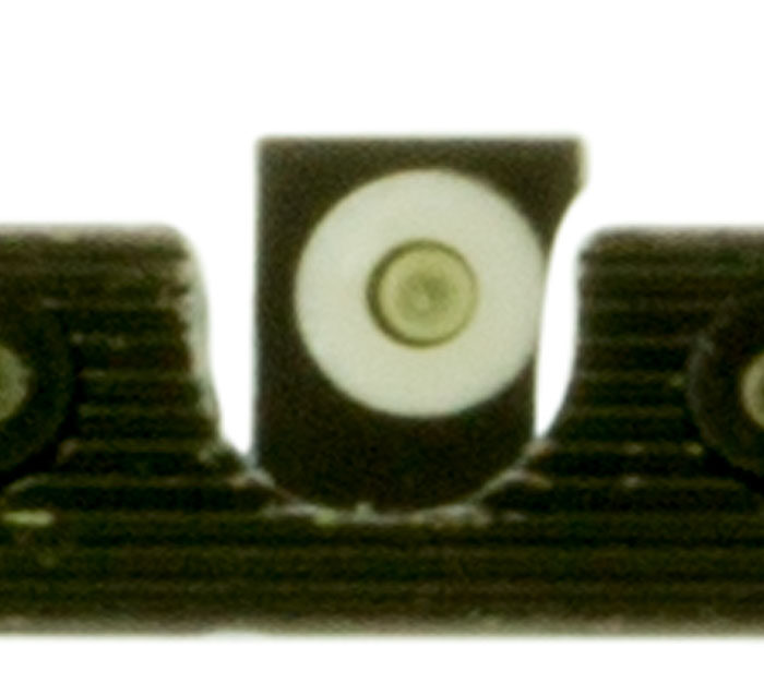 TruGlo TG231B1W Tritium Pro  Black | Green Tritium White Outline Front Sight Green Tritium Rear Sight