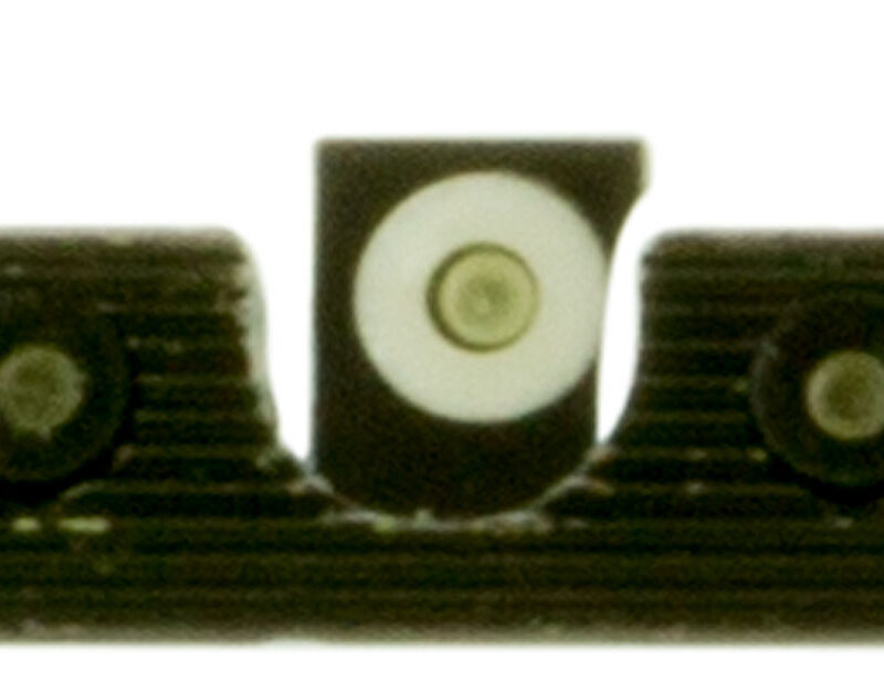 TruGlo TG231B1W Tritium Pro  Black | Green Tritium White Outline Front Sight Green Tritium Rear Sight